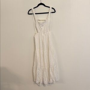 Abercrombie & Fitch White Backless Dress